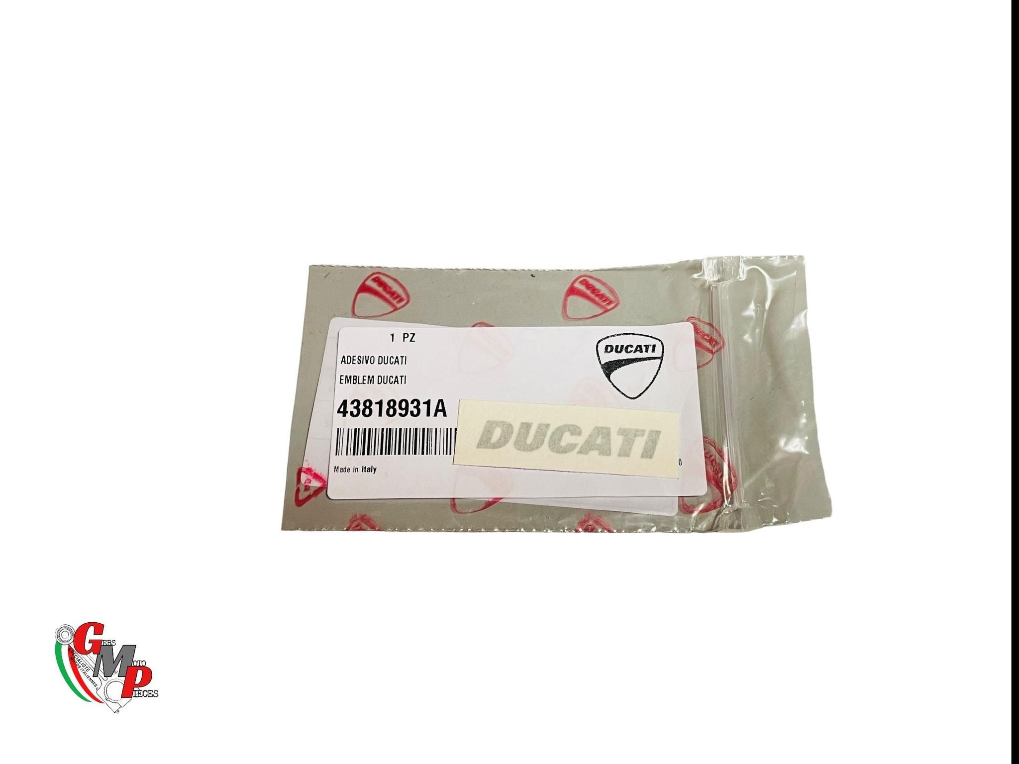 Fork Head Emblem Sticker - Ducati