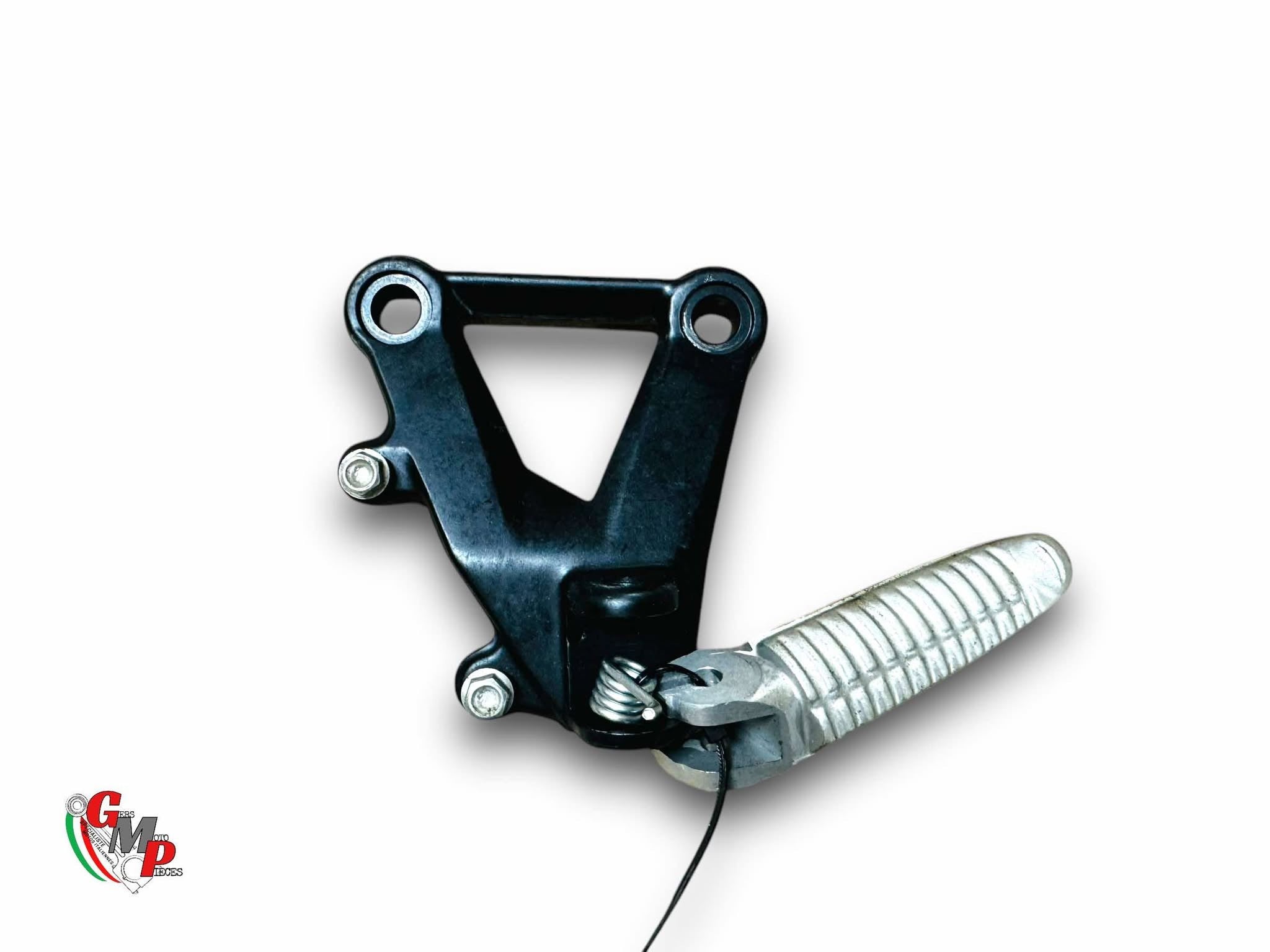 Right Footrest Plate Black - Ducati