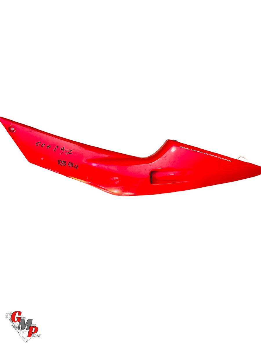 Red Left Rear Panel - Ducati