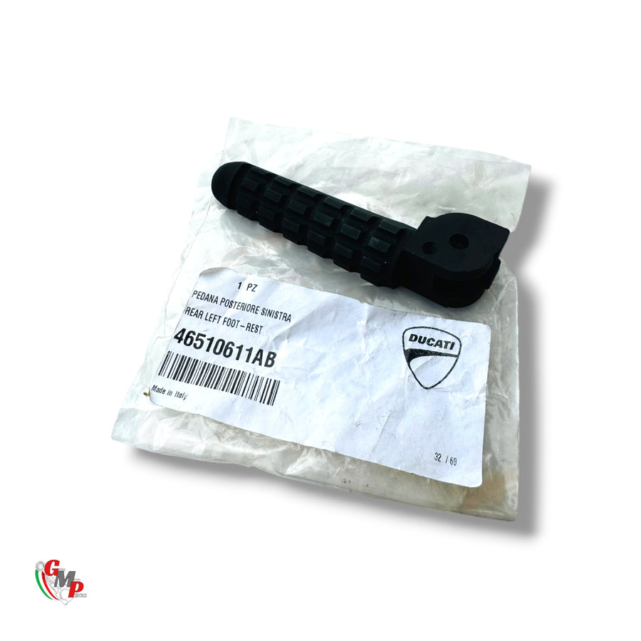 Rear Left Footrest Black NEW - Ducati