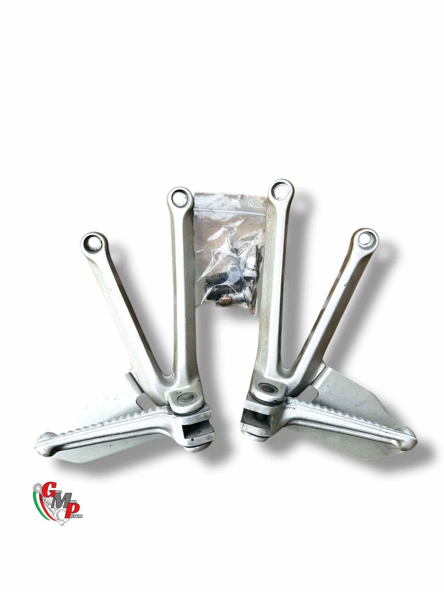Pair of Passenger Footrest Plates - Ducati