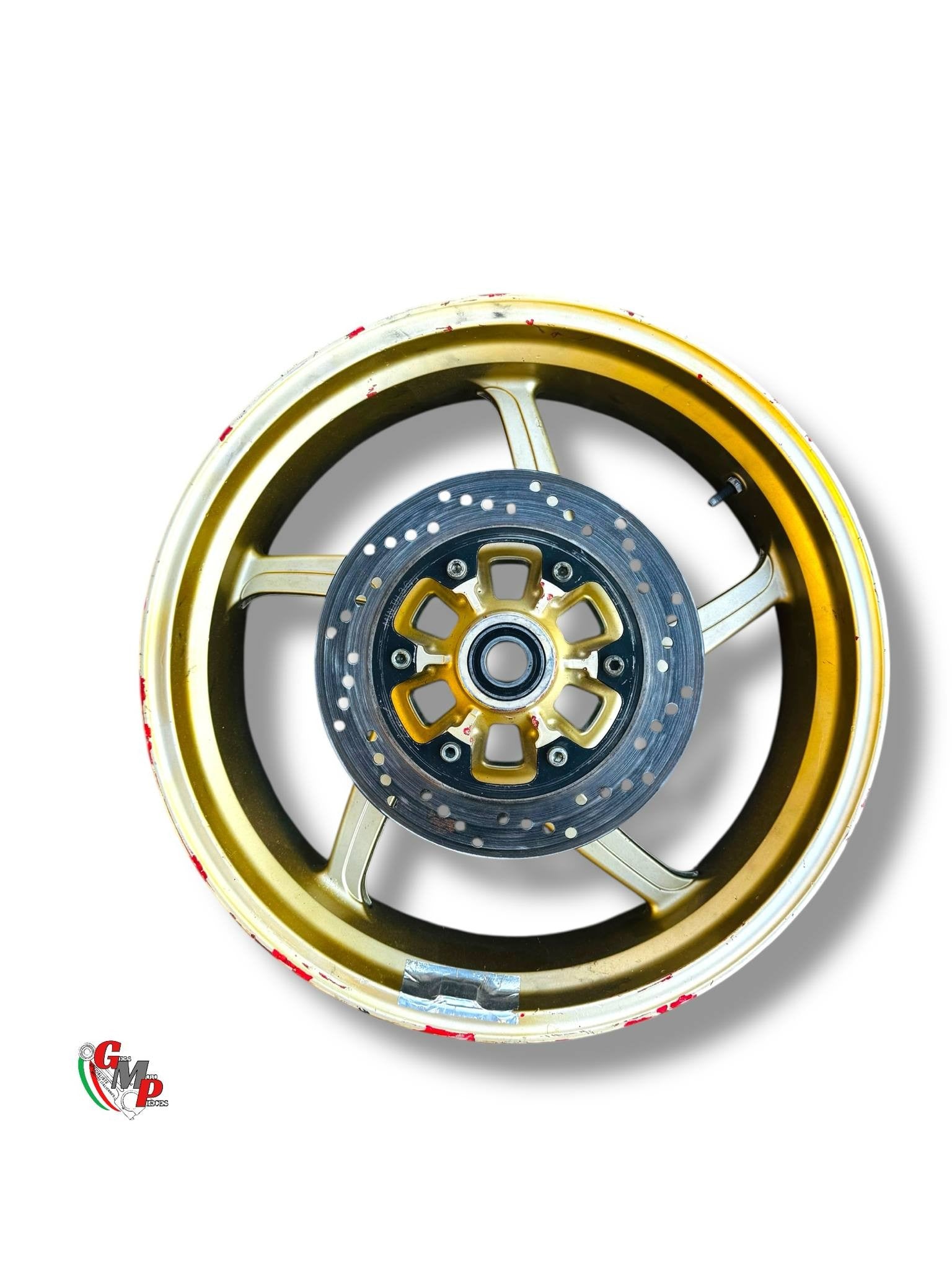Gold Rear Rim with Disc - Ducati