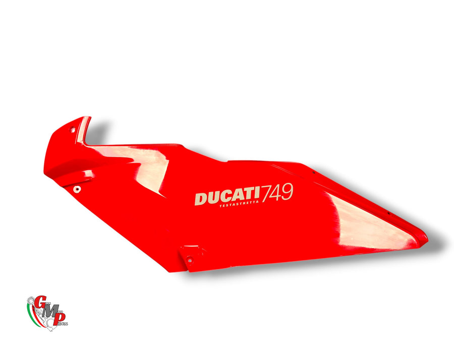 Left Upper Red Half Fairing - Ducati