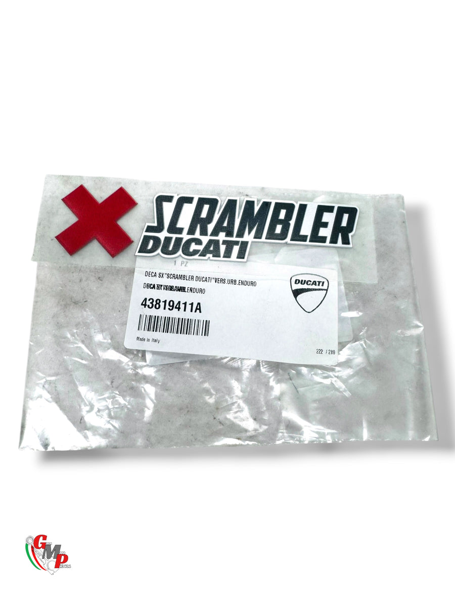 Decalcomanie Gauche (Scrambler U.E.-D.S.) NEUF - Ducati