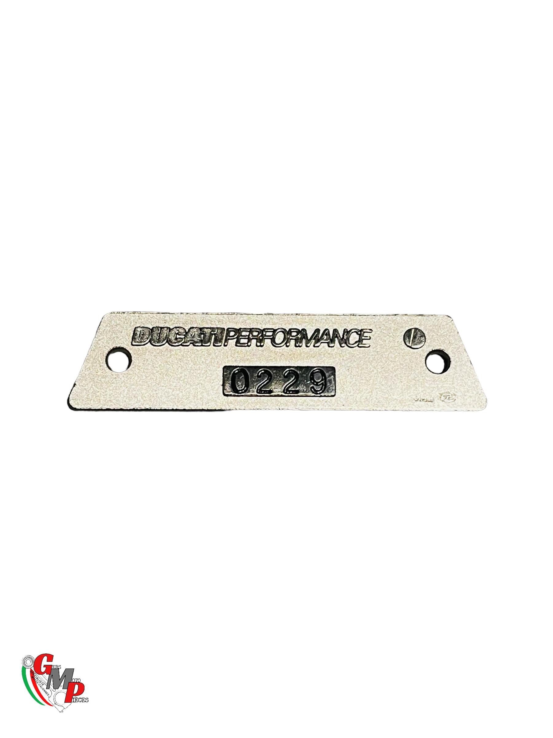 Numbered Plate 0229 NEW - Ducati