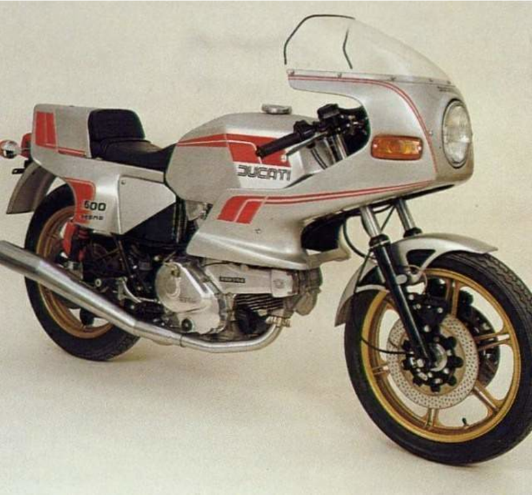 Sticker Rear Right Side Panel 500 SL Pantah NEW - Ducati
