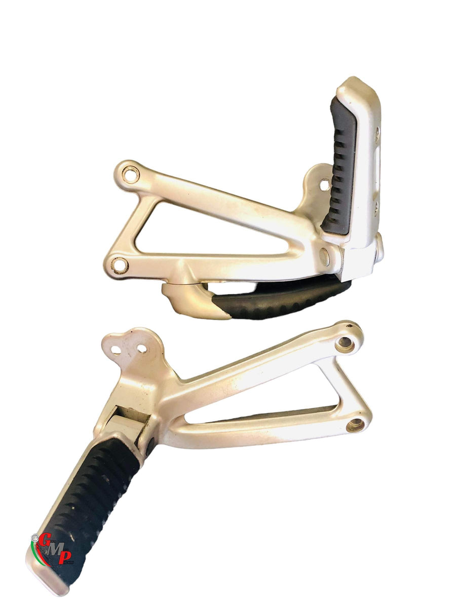 Pair of Passenger Footrest Plates - Ducati