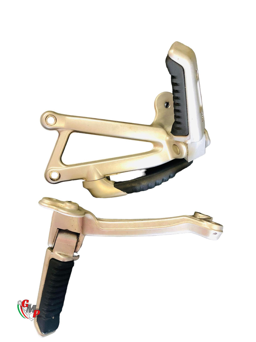 Pair of Passenger Footrest Plates - Ducati