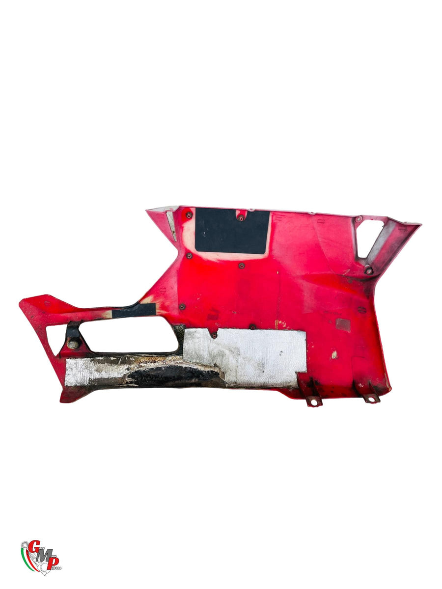 Left Skid Plate Repaired - Ducati
