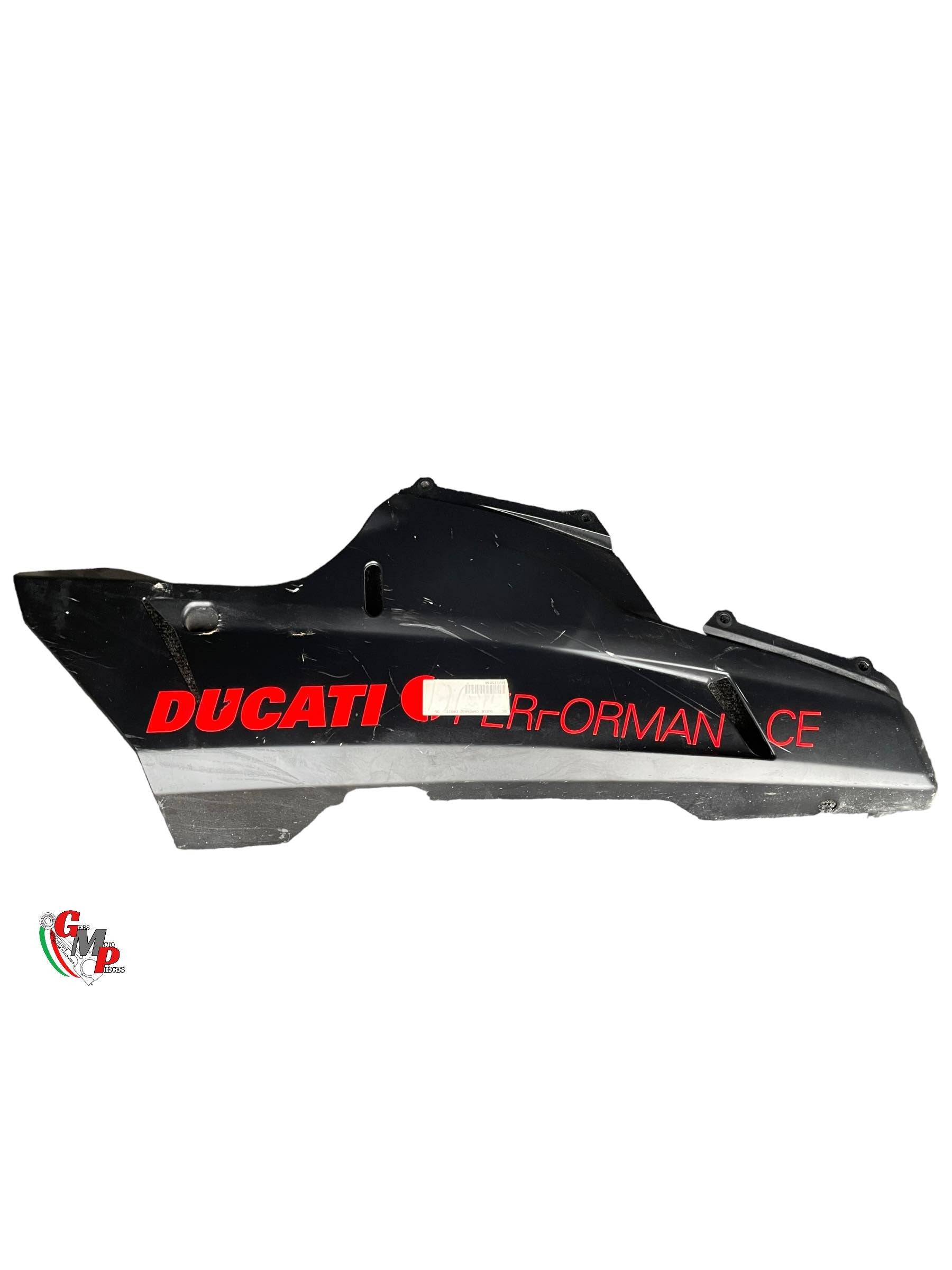 Black Right Skid Plate - Ducati