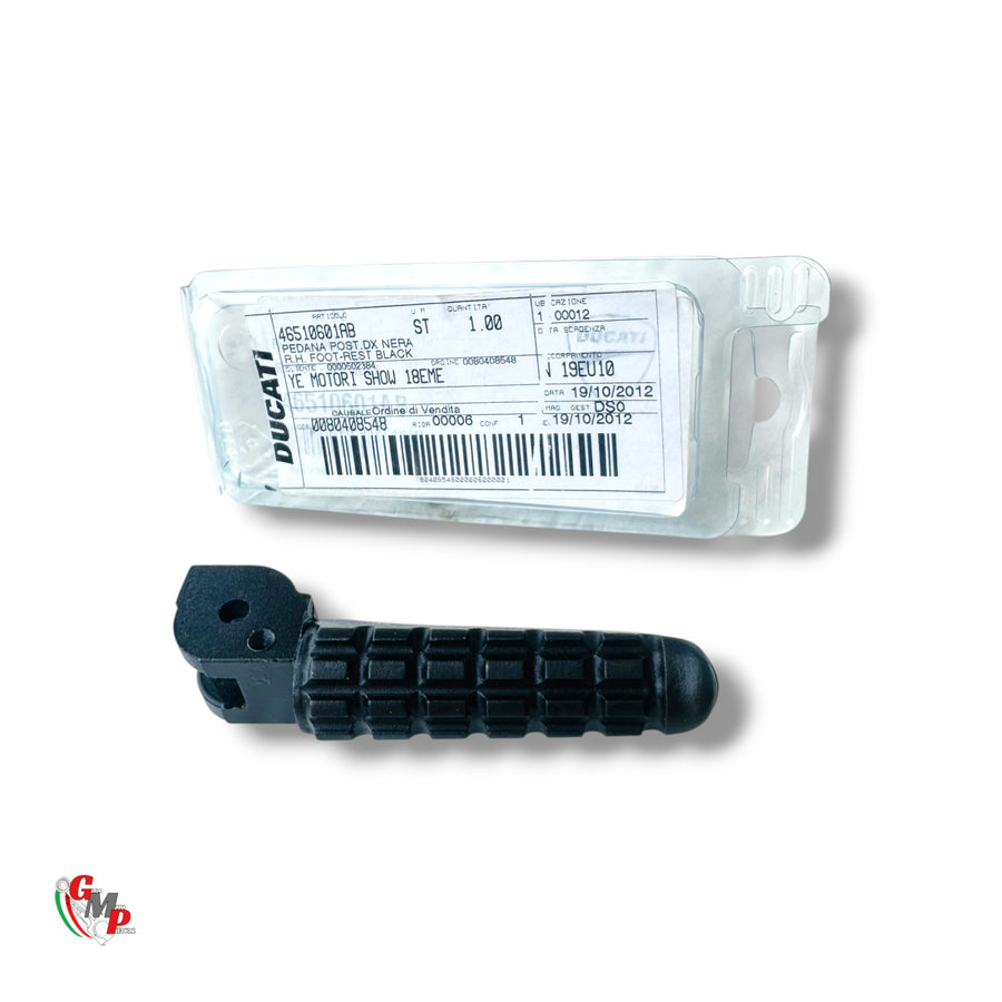 Rear Right Footrest Black NEW - Ducati