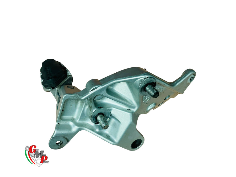 Left Footrest Plate with Footrest - Ducati