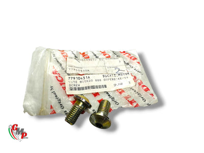 M10x20 Yellow Chromate Screw NEW - Ducati