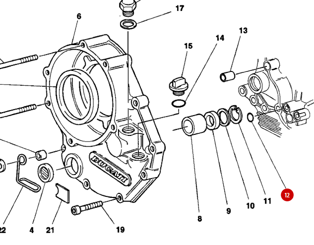Clutch O-Ring NEW - Ducati