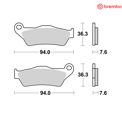 Pair of NEW rear brake pads - Ducati
