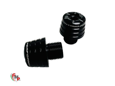 New Black Handlebar End Caps - Ducati
