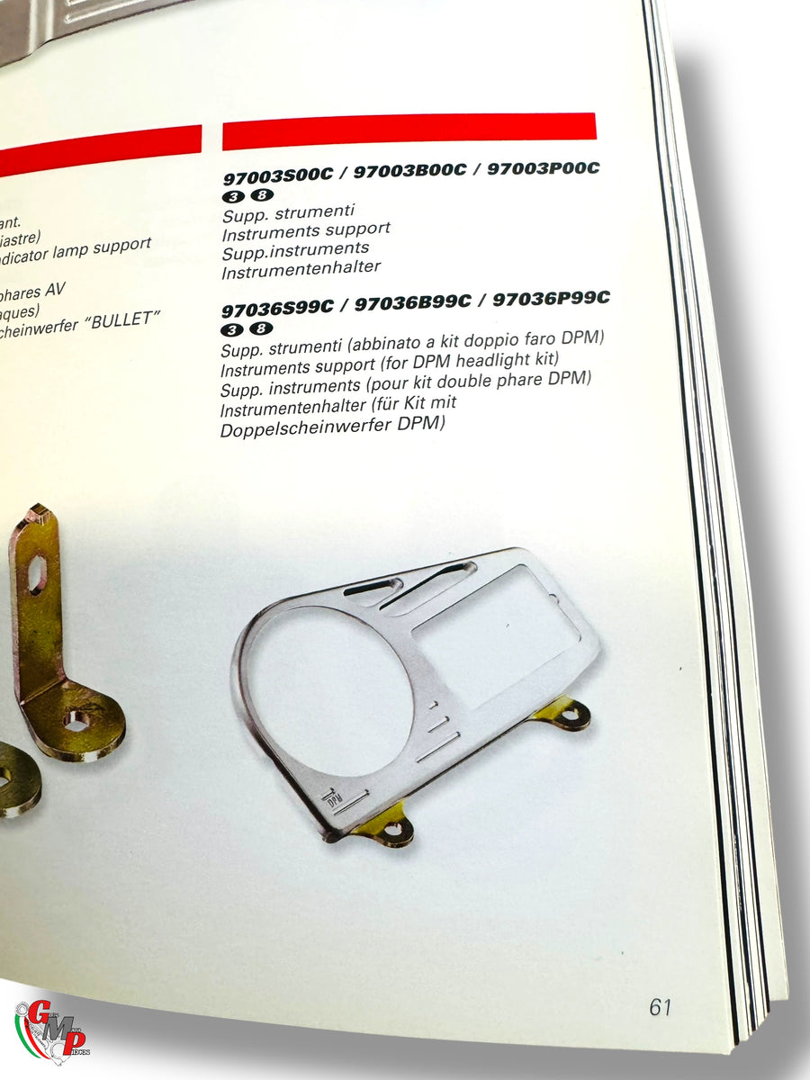 Aluminium instrument surround Ducati Performance - Ducati