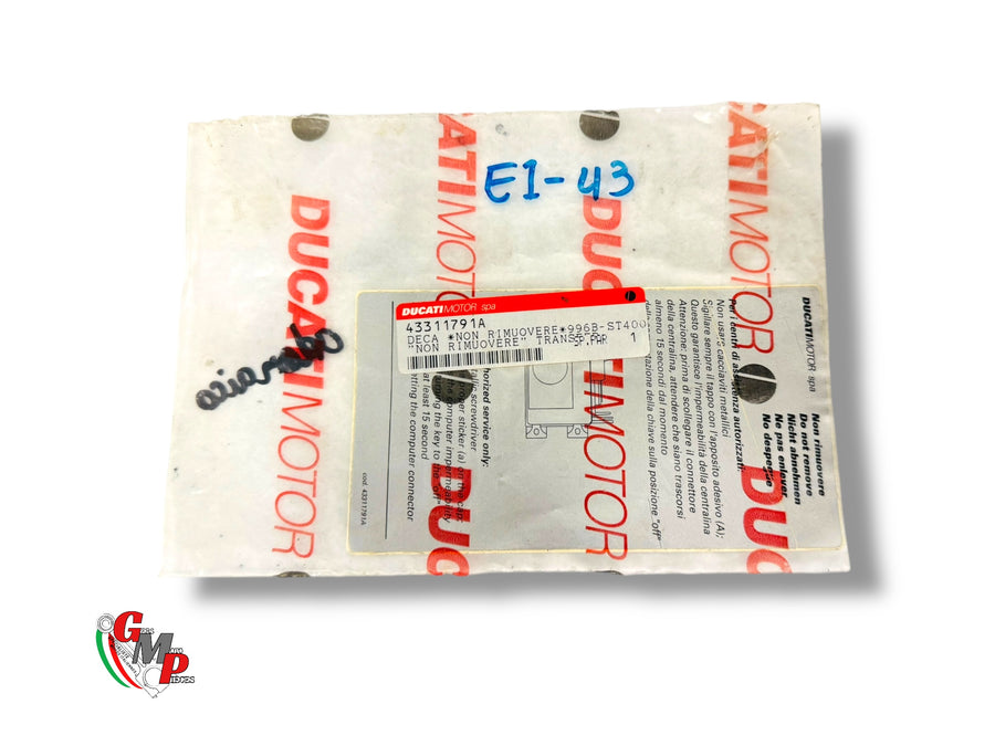 New Desmoquattro Sticker - Ducati