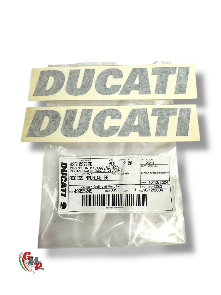NEW dark grey sticker - Ducati