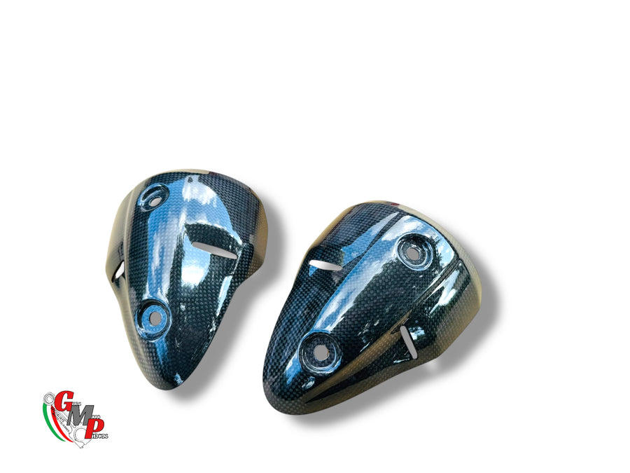 Pair of carbon protectors for silencers - Ducati Performance