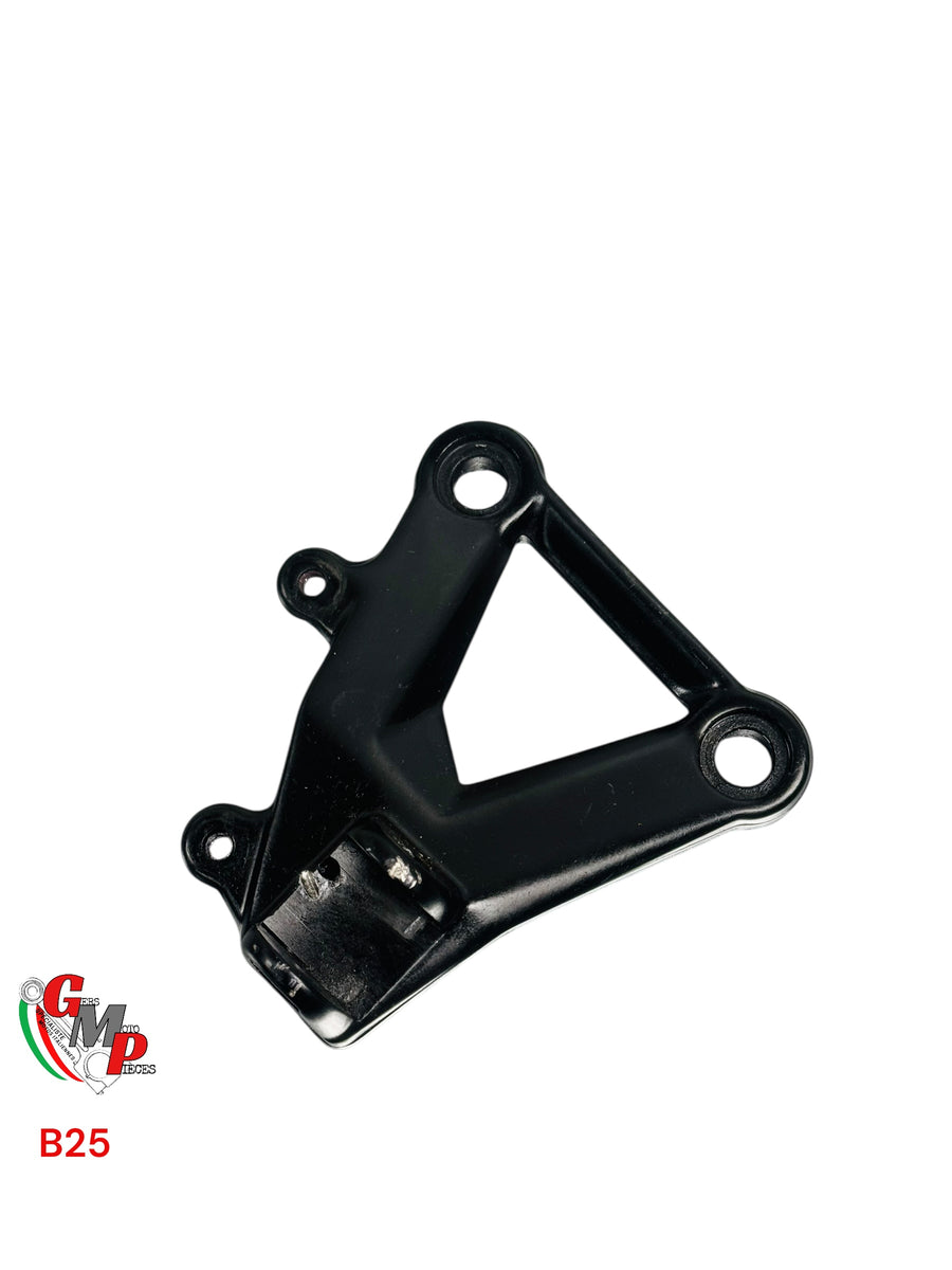 Right Footrest Plate Black - Ducati