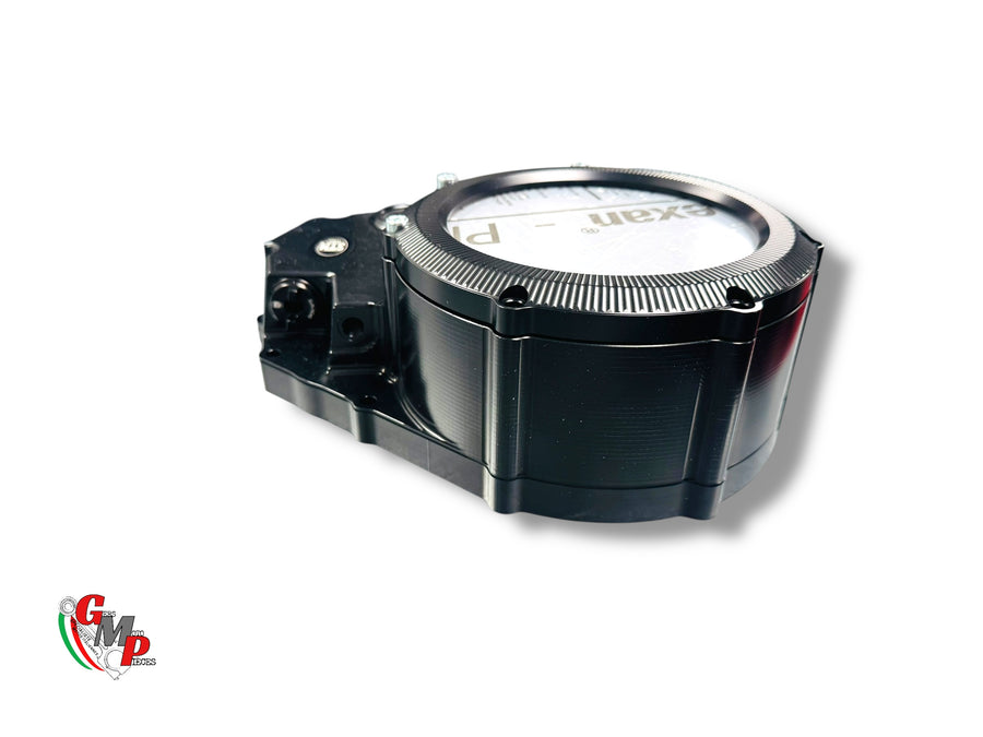 STM Machined Transparent Clutch Cover Black NEW - Ducati