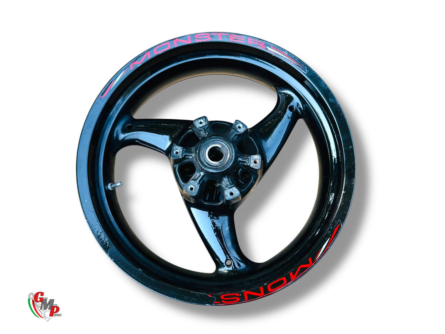 Rear Wheel Rim Black 4.5" - Ducati
