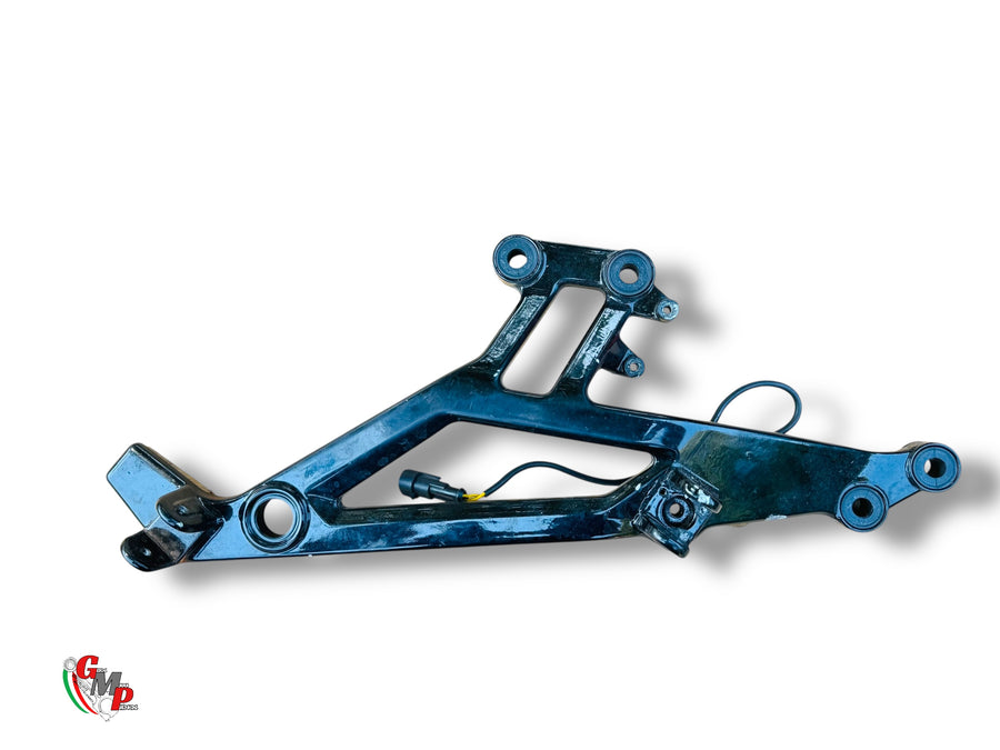Right Footrest Plate Black - Ducati