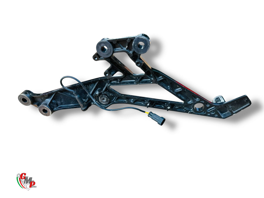 Right Footrest Plate Black - Ducati