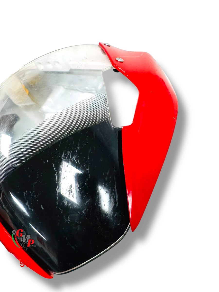 Original red headlight fairing bubble - Ducati