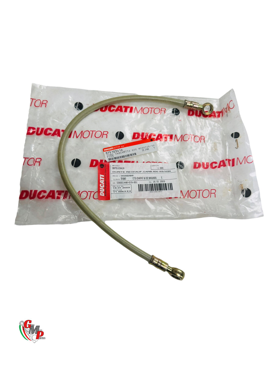 NEW Bichromated Carb Heater Hose - Ducati