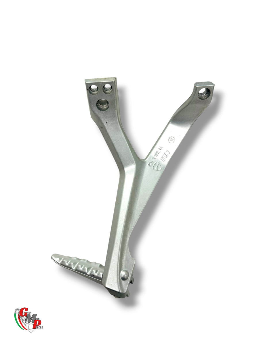 Complete Left Rear Footrest Plate - Ducati