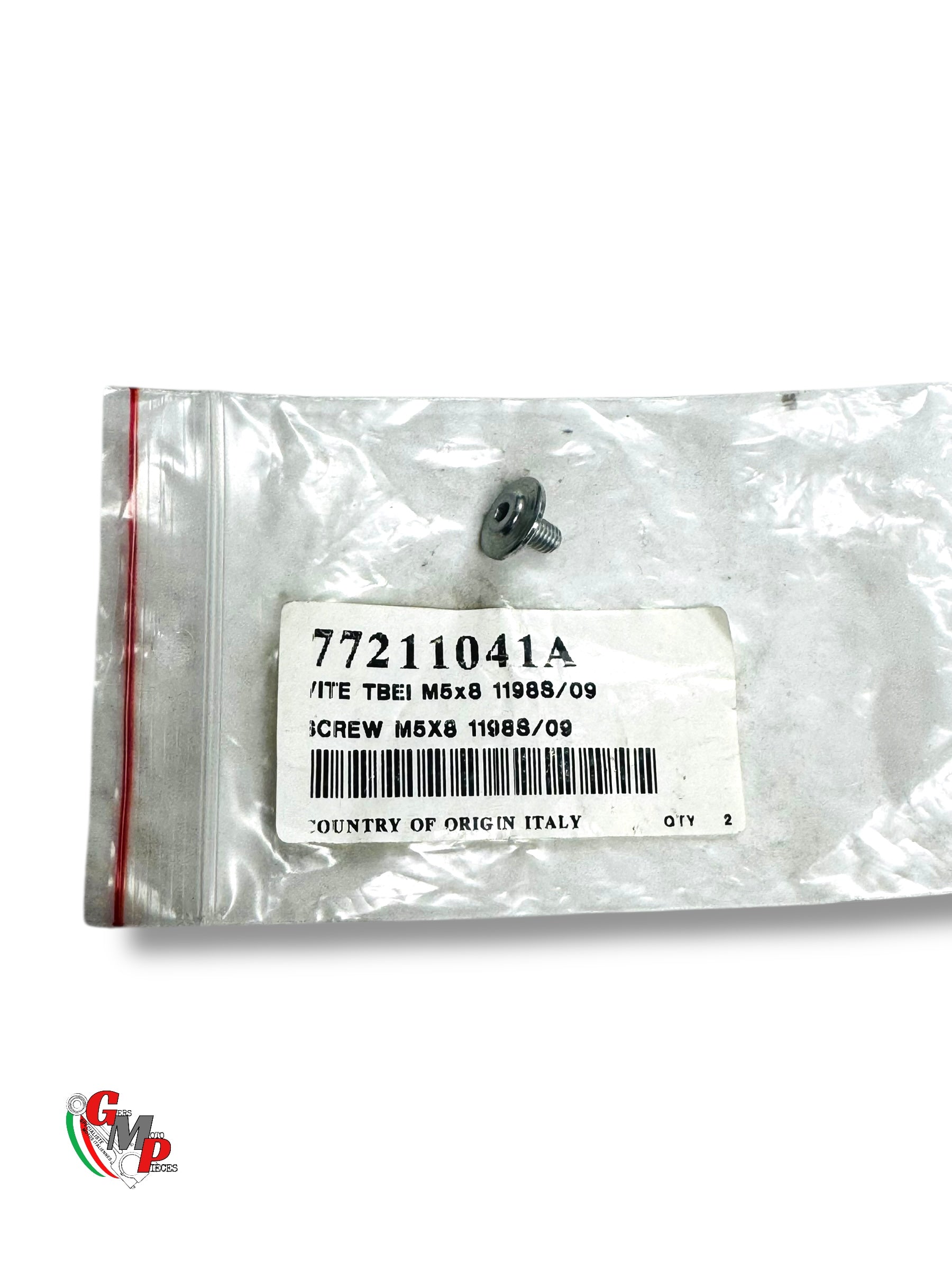 Vis Tbei M5X8 Cache batterie NEUVE - Ducati