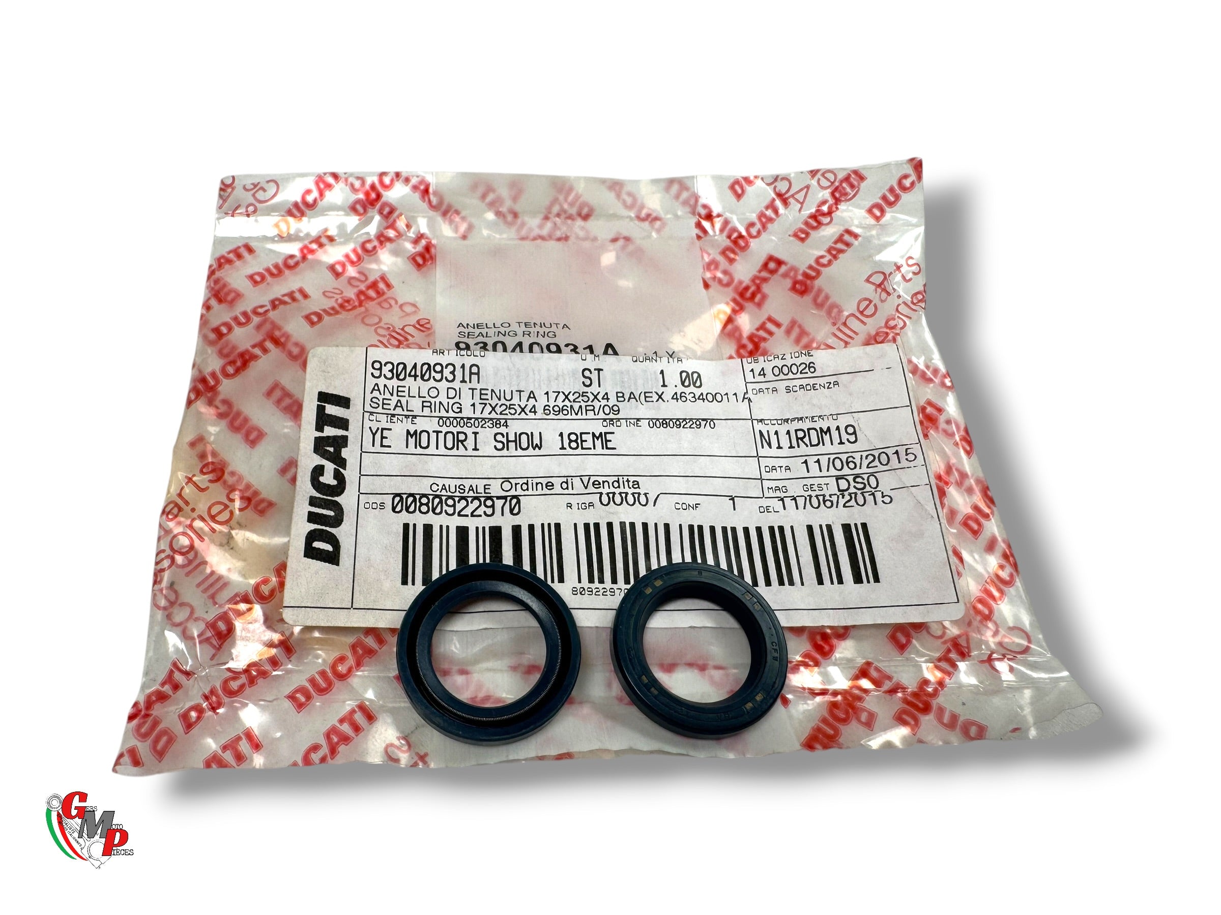 Bague D'Etancheite 17X25X4 NEUF - Ducati