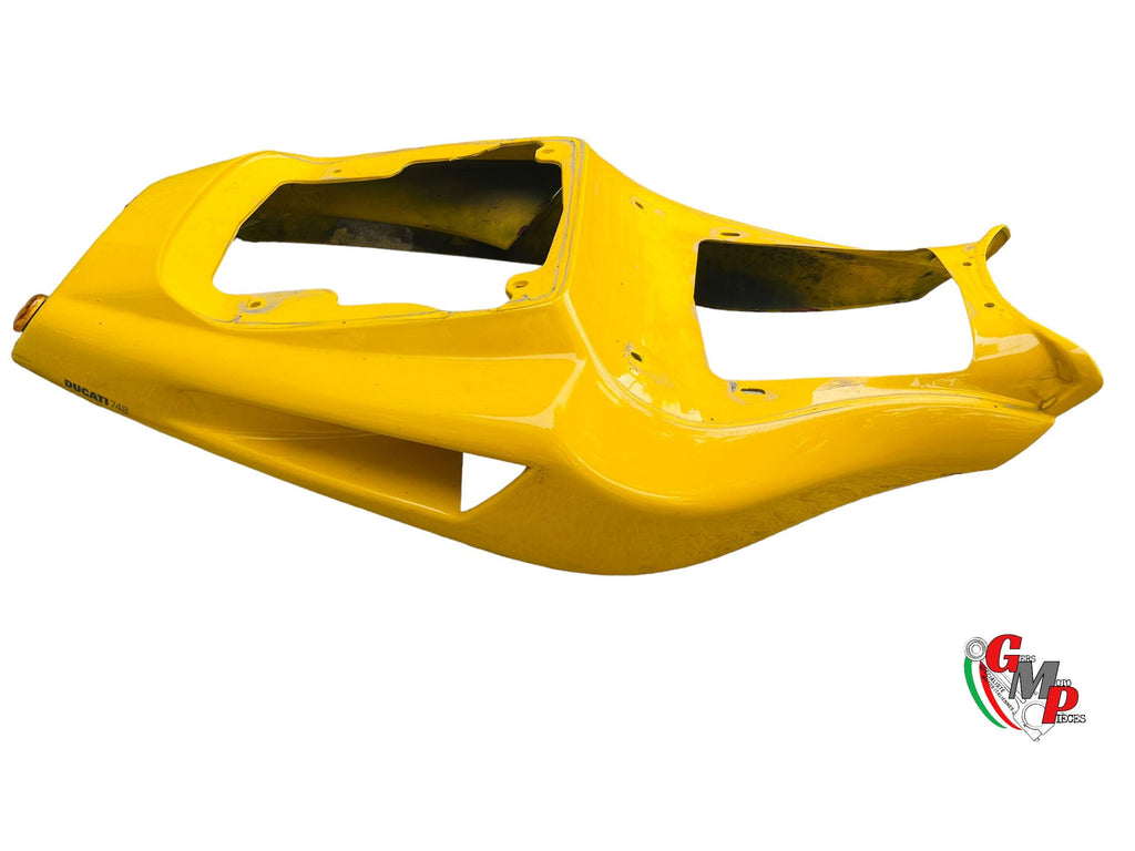Biposto Yellow Rear Seat Cowl with Integrated Turn Signal - Ducati