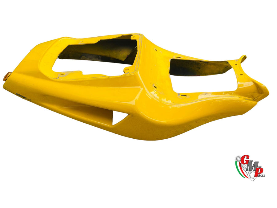 Biposto Yellow Rear Seat Cowl with Integrated Turn Signal - Ducati
