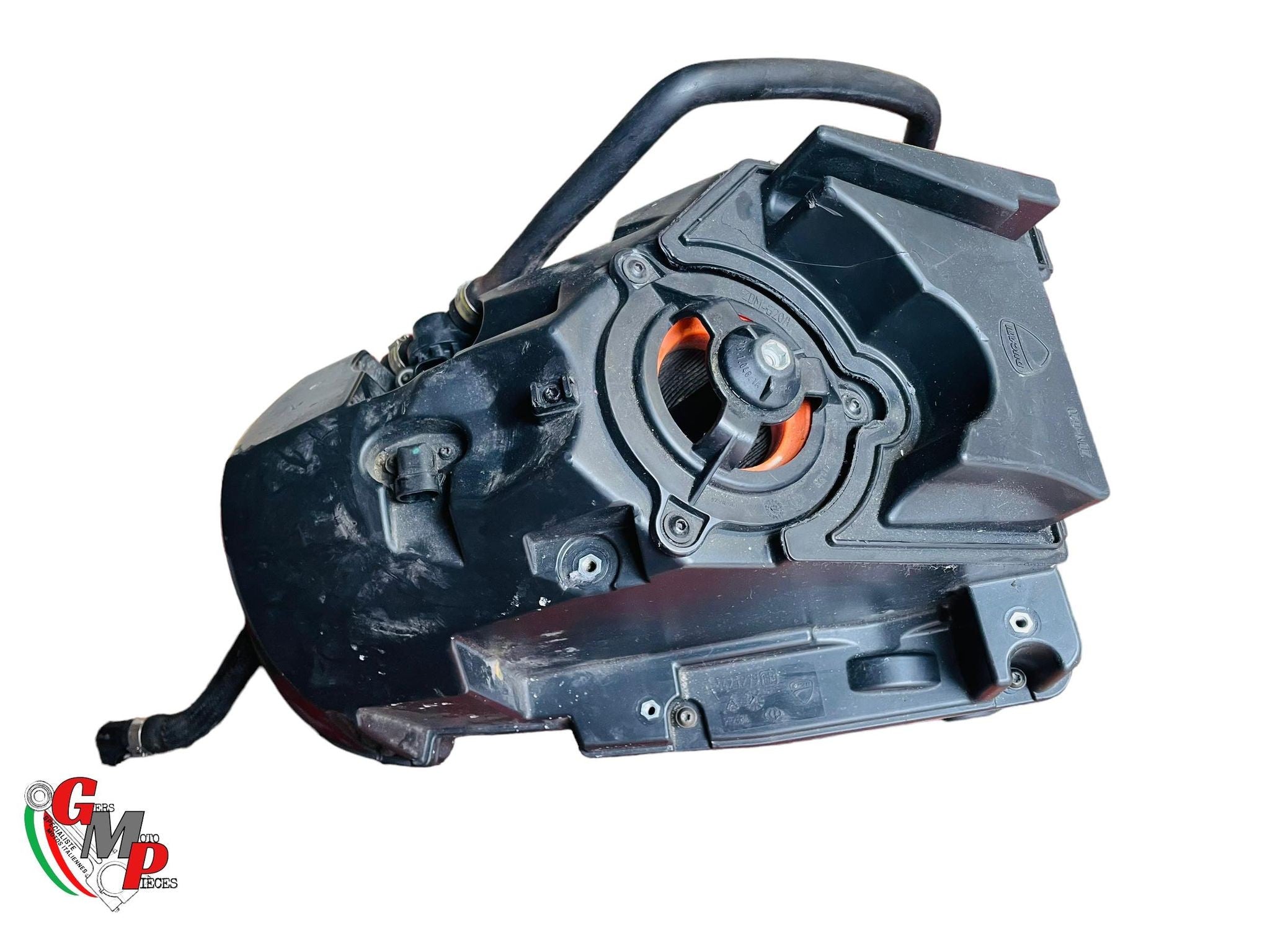 Complete Air Box with Injection Rail without Wiring Harness and Injection Pipe - Ducati Monster 1200 1200S 2014 final horn