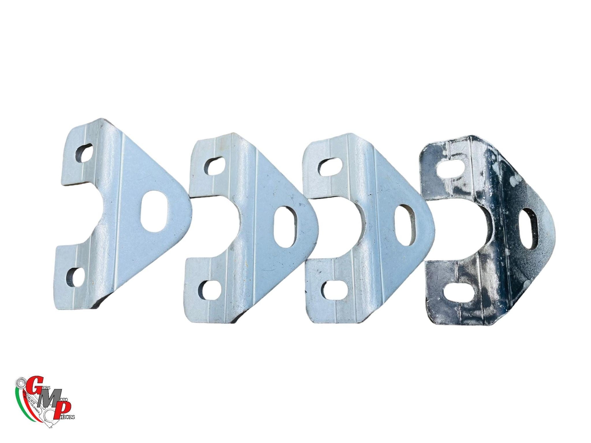 Pair of Exhaust Brackets - Ducati Monster Carb