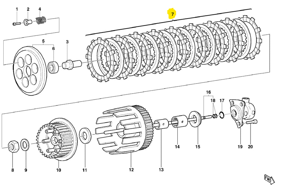 New Clutch Disc Kit - Monster