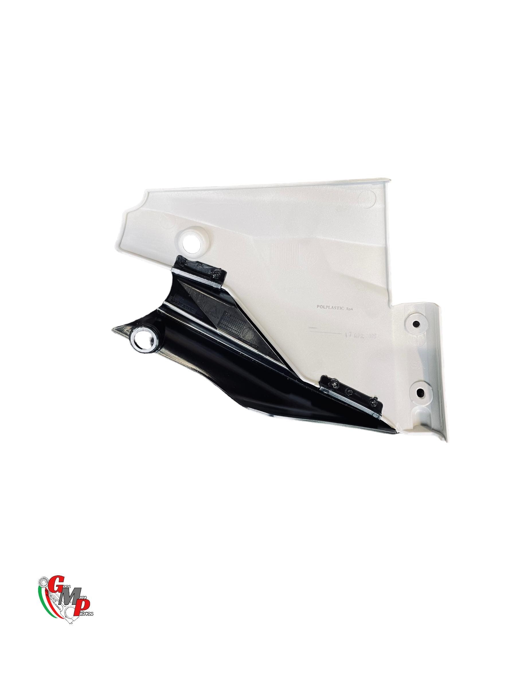 New White Left Skid Plate - Ducati