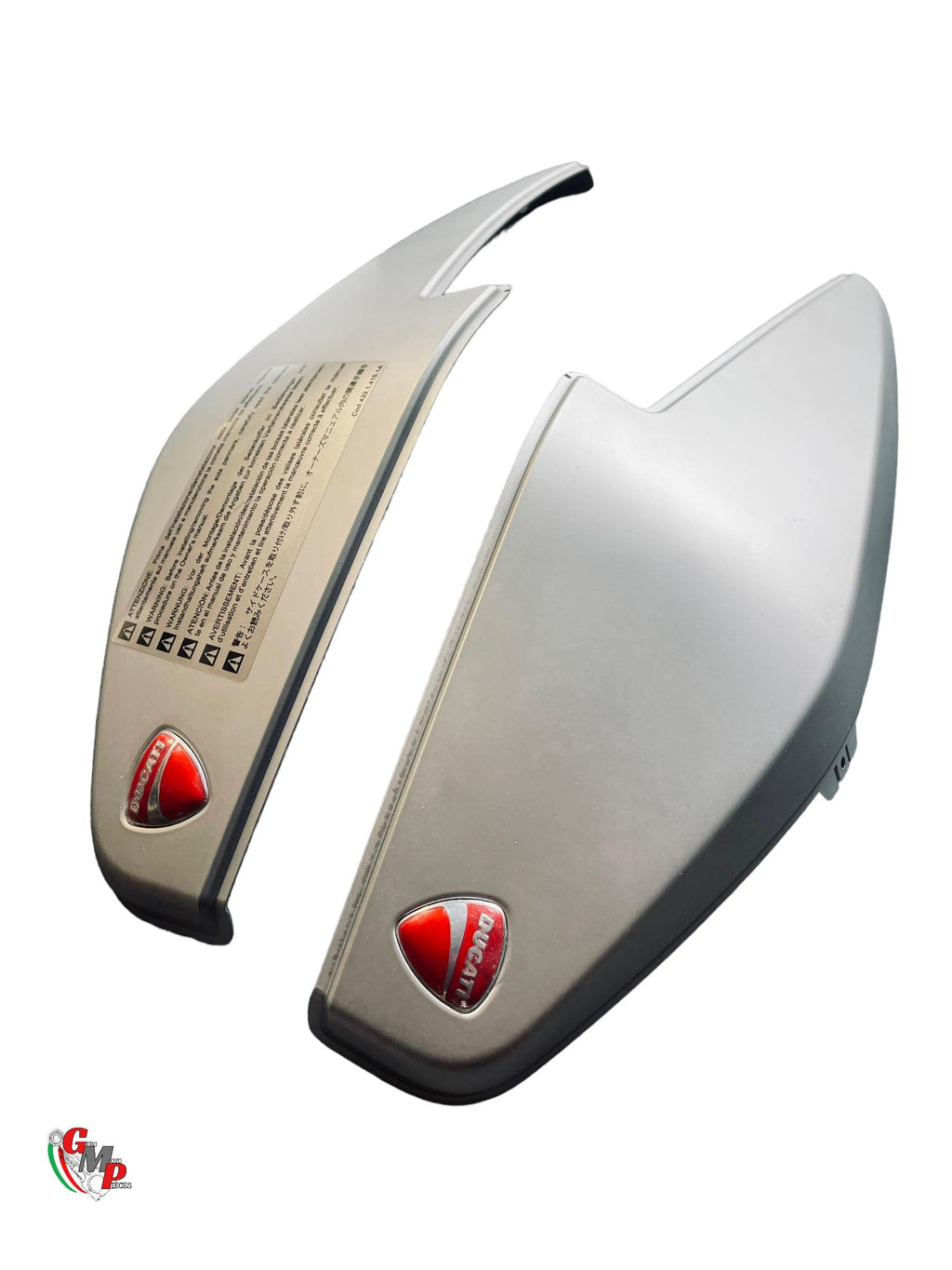 Kit Couvercle Valise et Top Case Gris Aluminium - Ducati