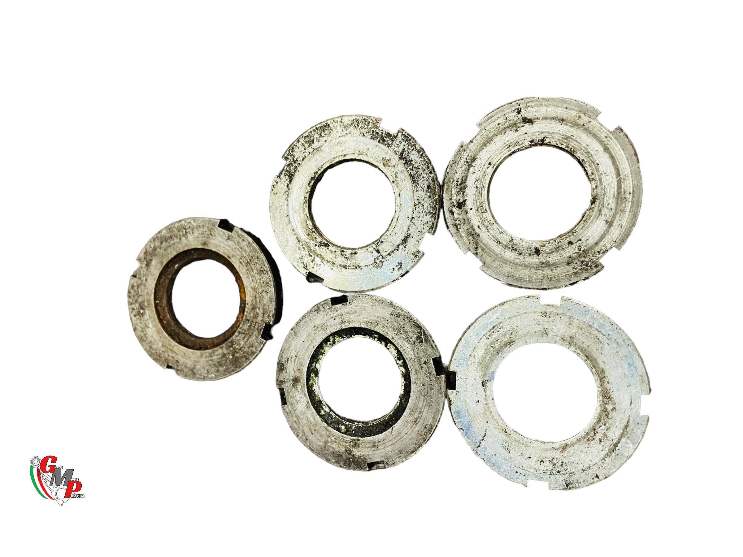 Steering Column Slotted Nut - Ducati
