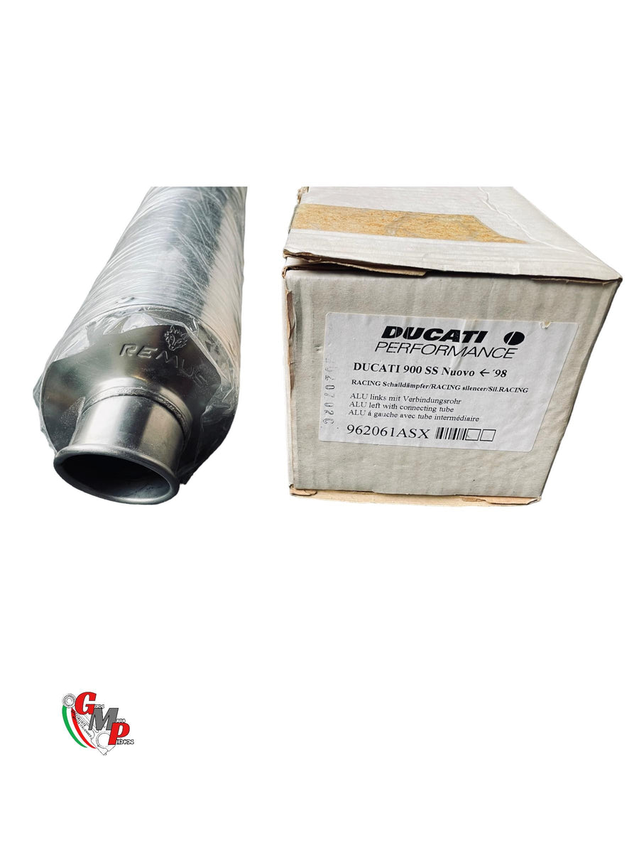 Left High-Mount Aluminum Silencer Exhaust Remus Ducati Performance New - Ducati