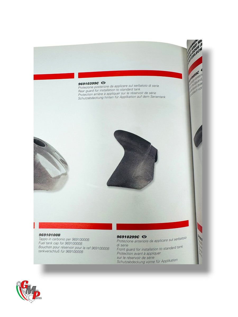 Rear Carbon Reservoir Guard NEW - Ducati