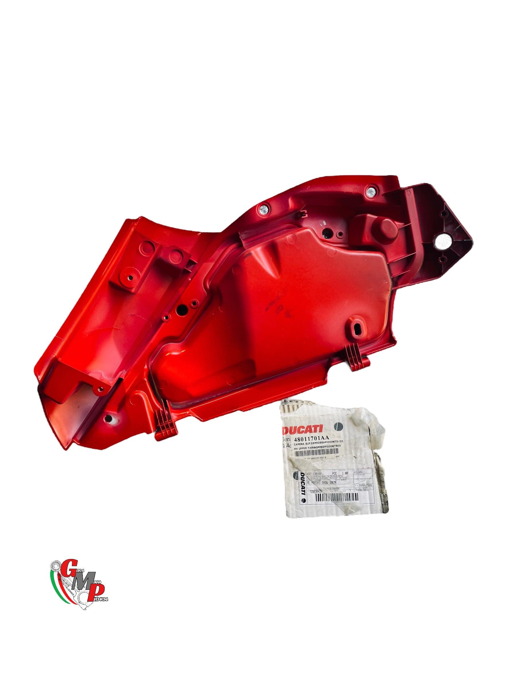 Carénage Flanc Gauche Supérieur Rouge - Ducati