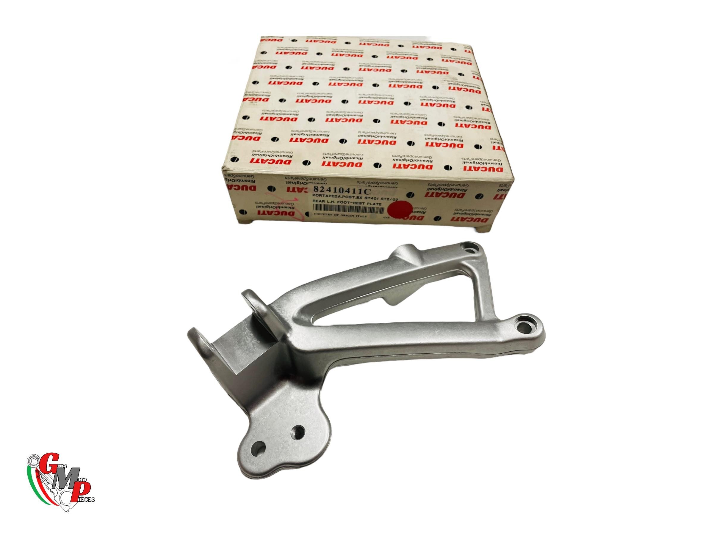 Pair of Passenger Footrest Plates - Ducati