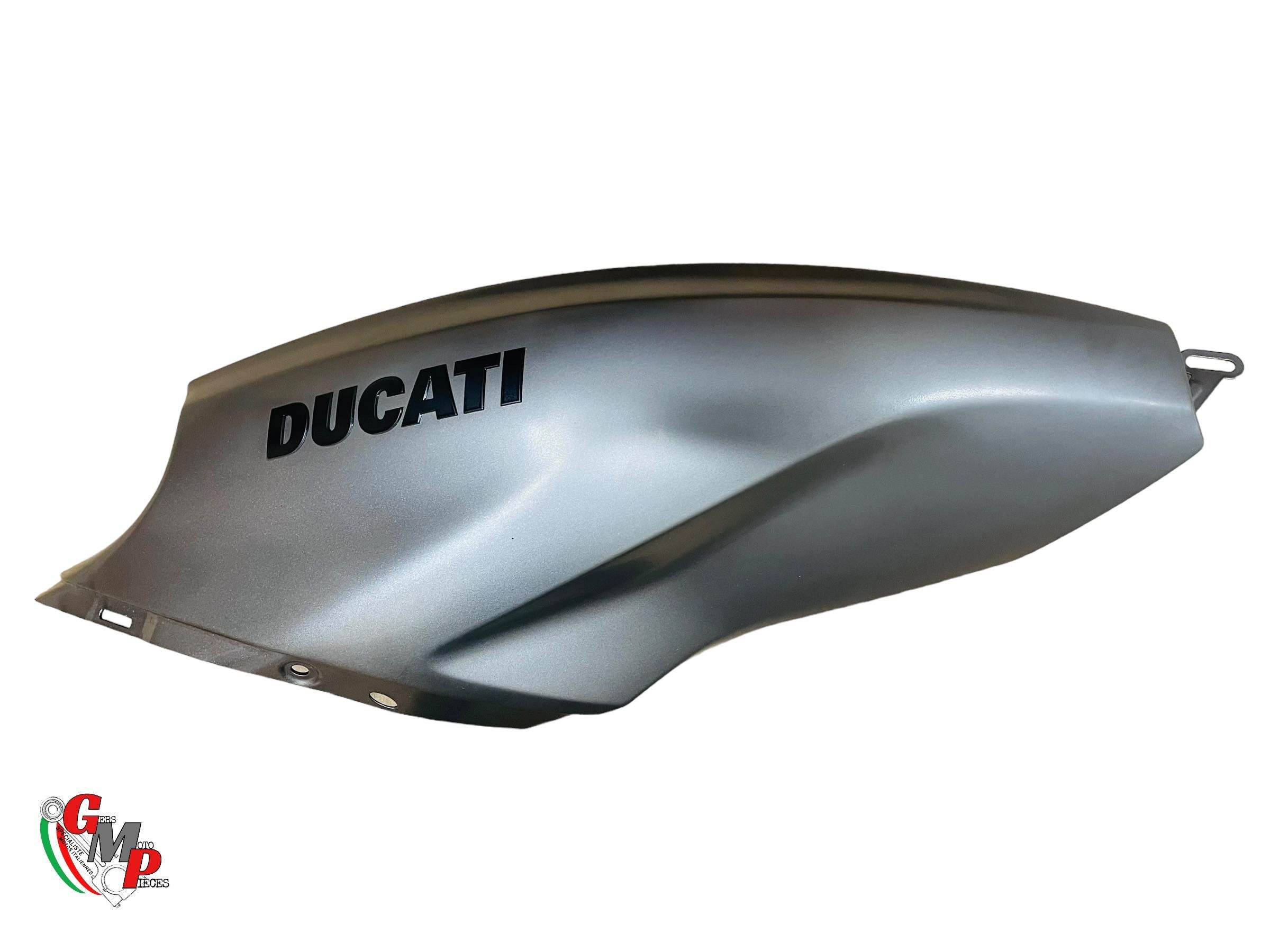 New Left Tank Cover Grey - Ducati