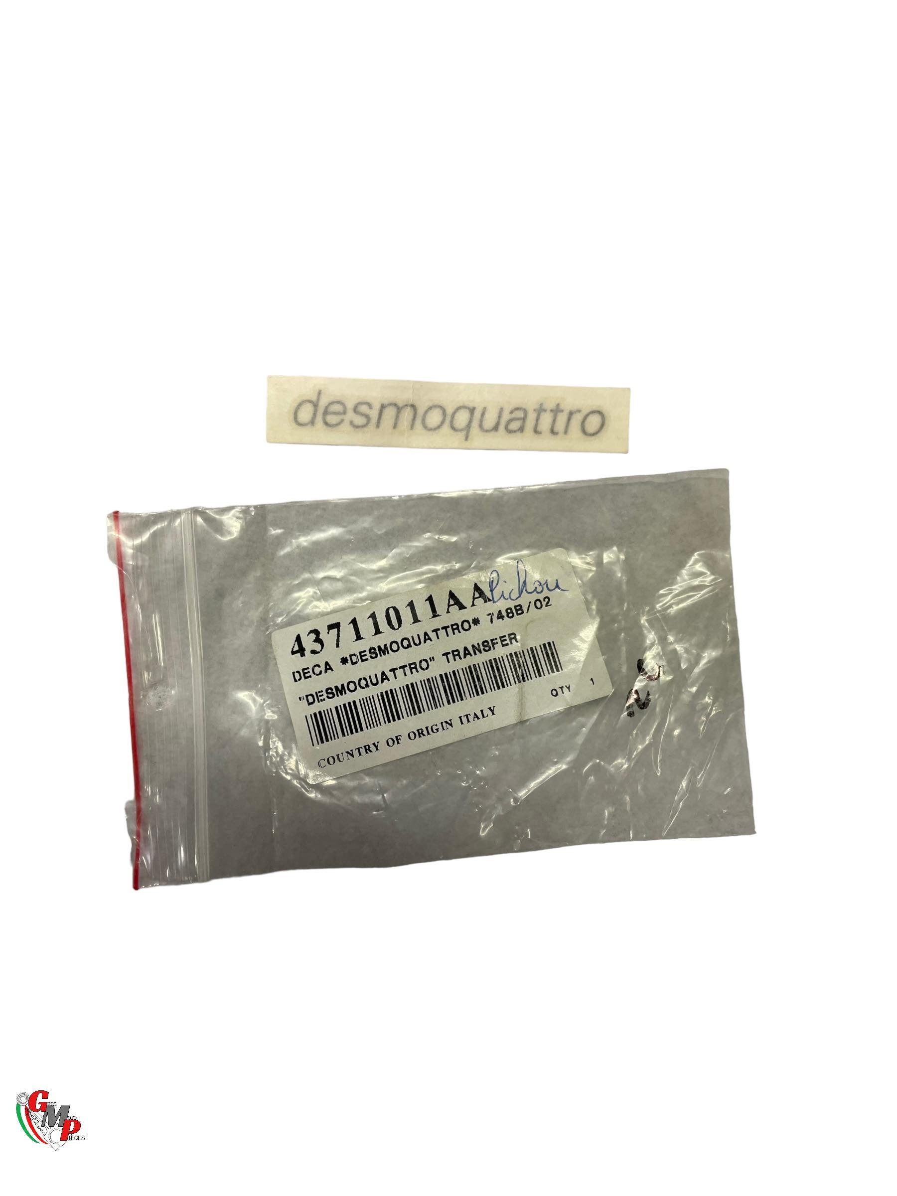 New Desmoquattro Sticker - Ducati