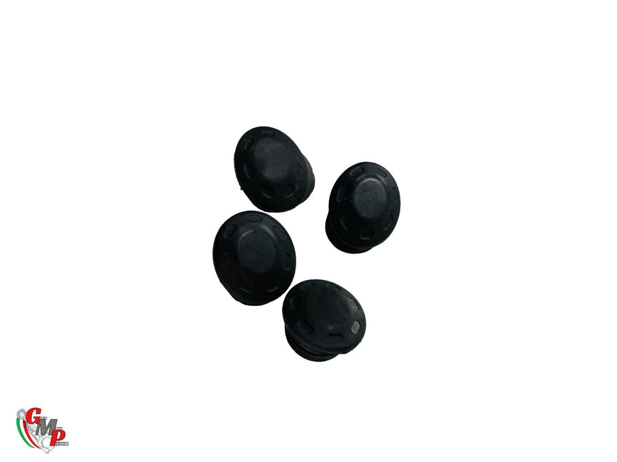 Carbon Rubber Cap Kit - Ducati