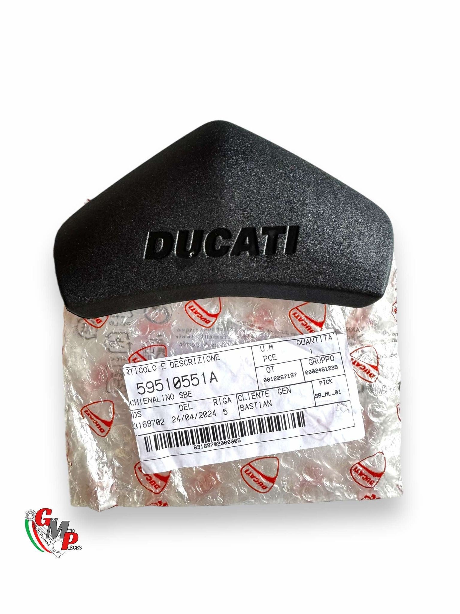 New Monoposto Backrest - Ducati